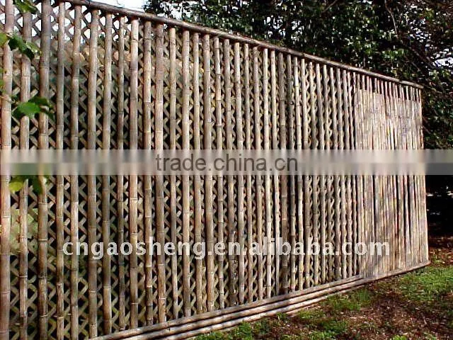 Bamboo Lattice Fence