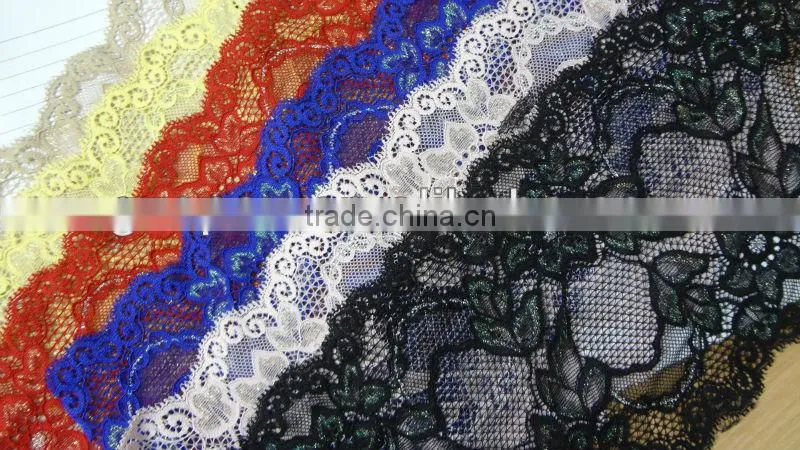 gold trimming lace wholesale for girls,lace curtain-APN4171y-17cm