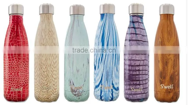 350ml / 500ml / 750ml / 1000ml Vacuum Swell Outdoor Sports Swell Bottle