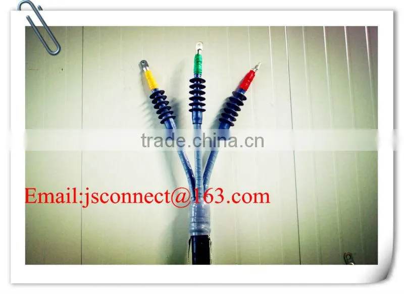 11kv three core copper conductor heat shrinkable indoor termination heat shrinkable outdoor terminal