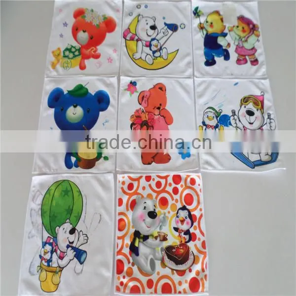 cartoon design christmas hand towels