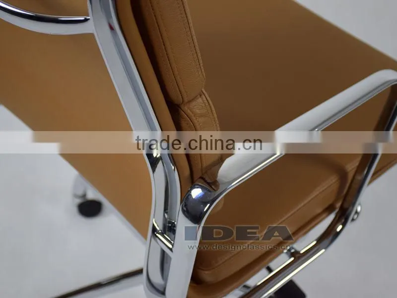 Replica EA219 Charles Office Chair - Tan Color Genuine Leather