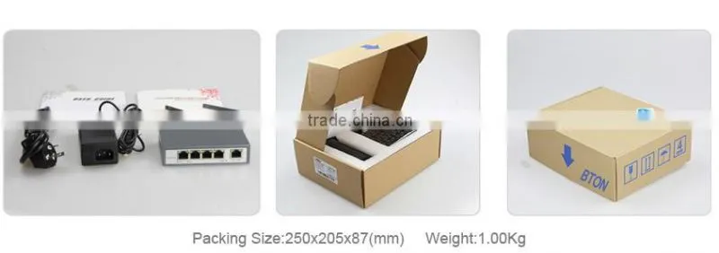 10/100M Unmanaged Fast Ethernet Network POE Switch