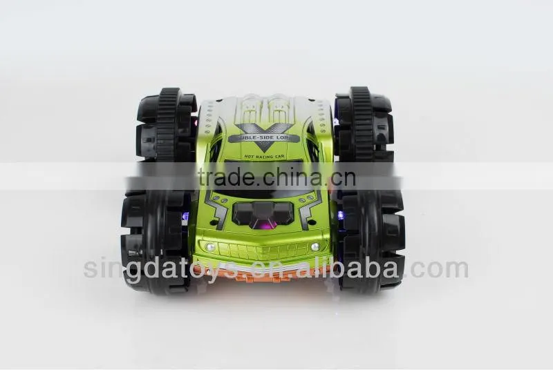 Nice tipping bucket can use tow sides rc stunt car