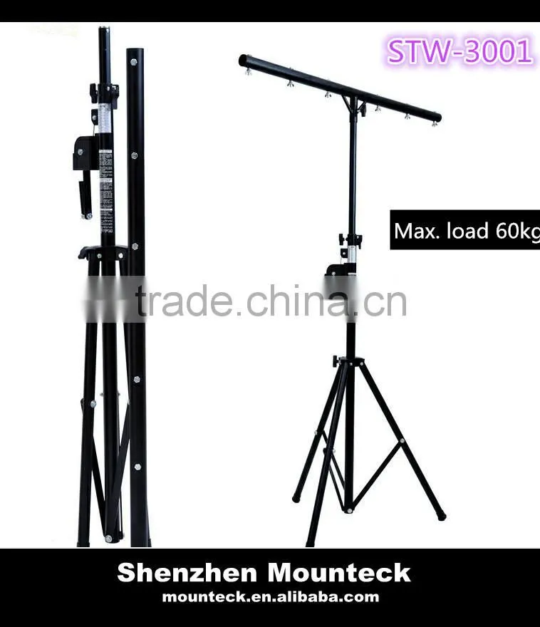 Hot sell 3m crank handle tripod light stand load 60kg heavy duty metal display stand