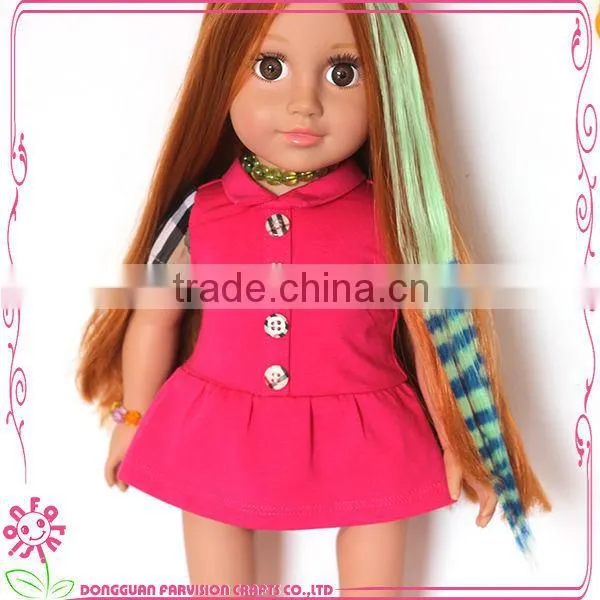 China manufacture doll wigs for wholesale rainbow doll wig