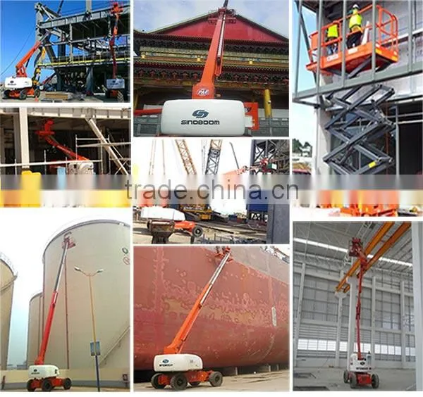 12M hydraulic scissor lift/self propelled scissor lift