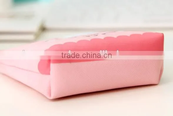 Wholesale squeeze PU leather coin purse with low price