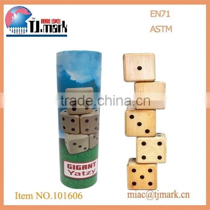 Garden game wooden kubb