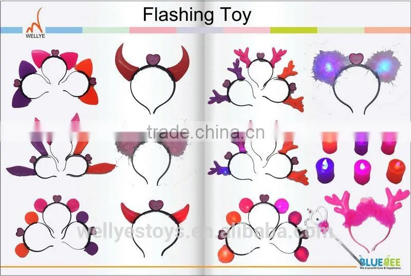New item party set birthday party set led mobile phone flashing sticker For kids