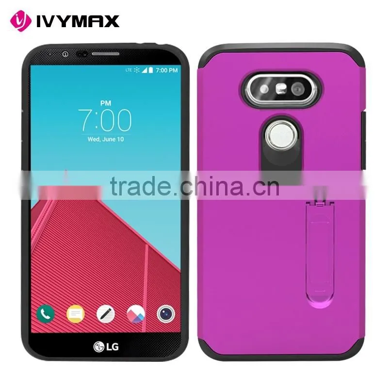 IVYMAX hot sale slim armor case for LG G5 mobile phone tpu pc combo with kickstand cellphone cover