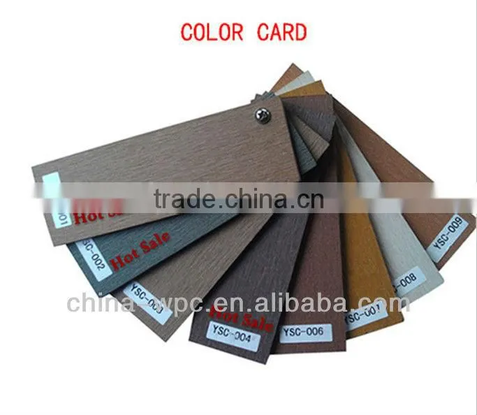 Wood outdoor decking