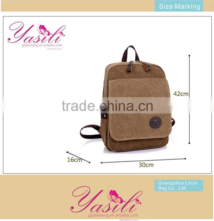 leisure backpack bags,Korean version canvas backpack,canvas backpacks cheap and beautiful
