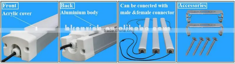 20W/30W/40W/50W/60w Tri-Proof LED fixture /Tri-Proof led lamp