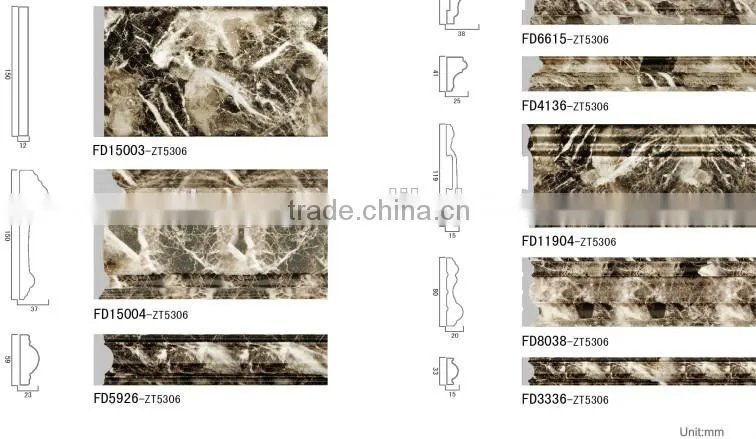 Chinese New Style Recyclable Ps Photo Frame Moulding