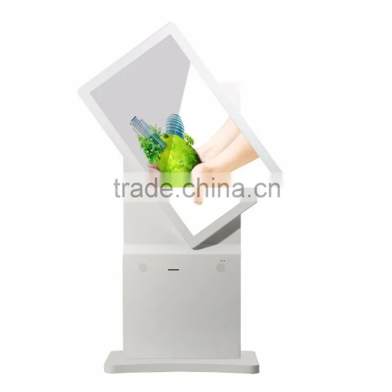 42 inch LCD digital signage floor stand touch monitor