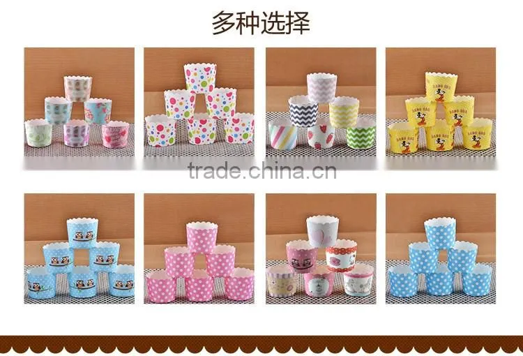 JM140--JM145 BAKEST cartoon pattern cake cup/DIY cake cup/high temperature resistance/paper cake cup