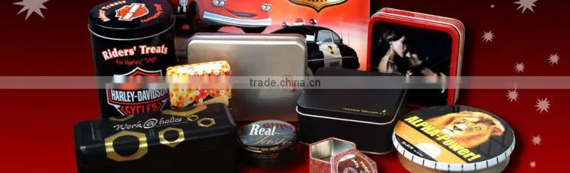 High Quality Octagon Food Tea Mooncake Gift Tin Can Box