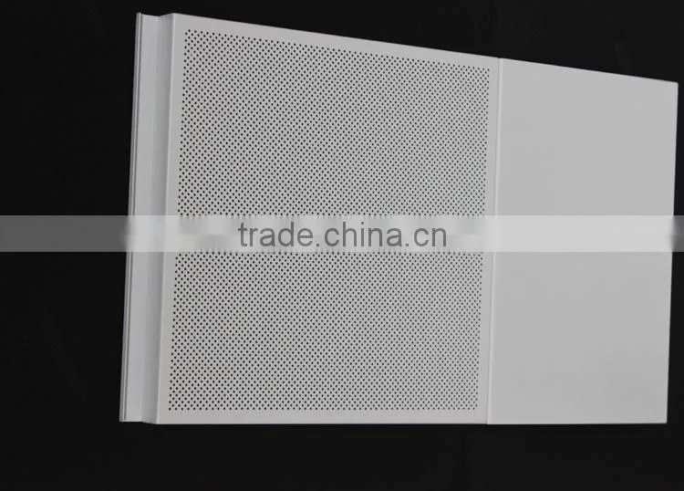 Easy-Installed K- shaped Perforated Ceiling Tiles Aluminum Ceiling Board, Suspended Ceiling Tiles Wholesale