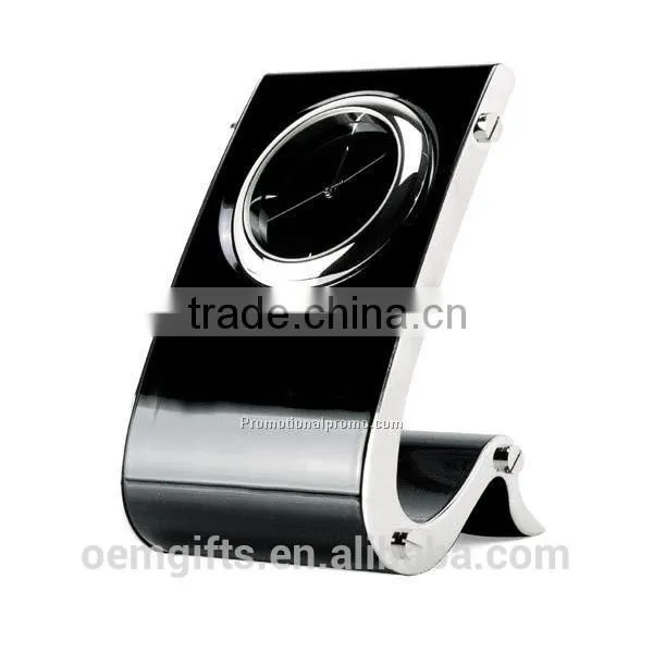 Promotion Zinc Alloy And Aluminium Alloy Designer Desk Clock