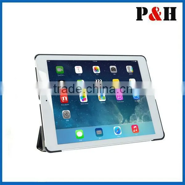 PU Leather Multi-Folding Folio Wallet Case for Apple iPad Air