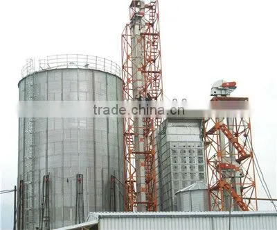 Falt base wood powder storage silo silo