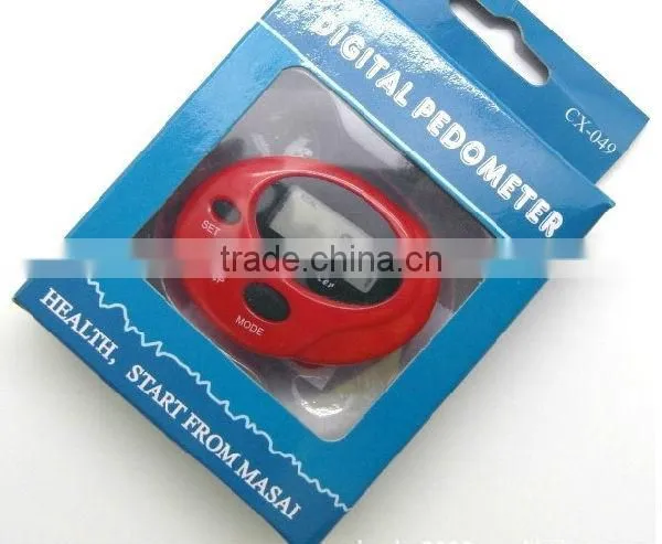 3 Buttons High Sensor Digital Calories Pedometer with Calories and stopwatch Function