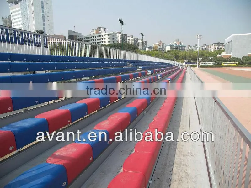fixed colorful simple mounted plastic stadium chair,bucket seating,retractable seating for sport ball games,education,amusement