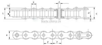 520 Motorcycle chain,Standard Type Roller Motor Chain,Durable Motorcycle chain Sale