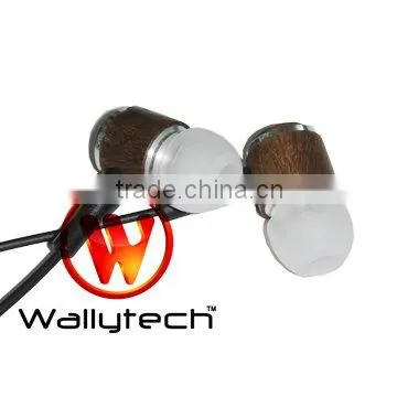 Wallytech Original New For iPod Wooden Earphone