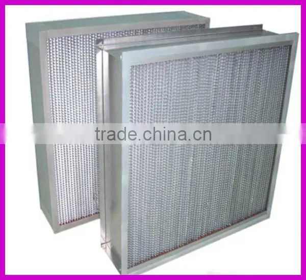 High temperature resistance hepa air filter