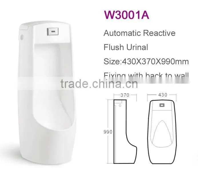 Ceramic male bathroom sanitary ware floor mount urinal