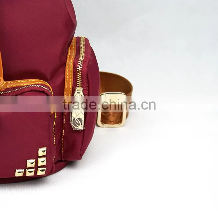 2015 the most beautiful new fashion backpack with nail for famale,fashionable backpacks for girls