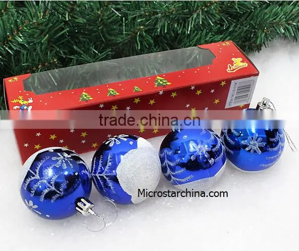 IN STOCK printable outdoor 7cm Christmas balls wholesale