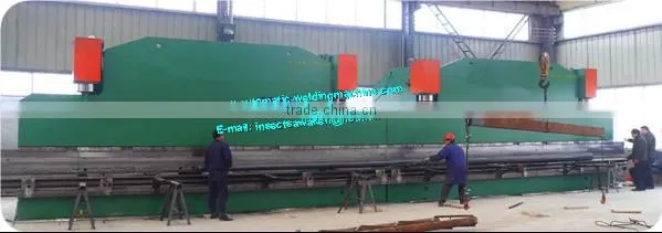 Tandem type press brake machine, Light street poles production line used brake press machine