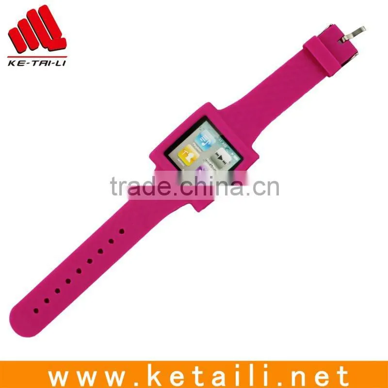 2015 New design touch screen android smart watch, square silicone watches