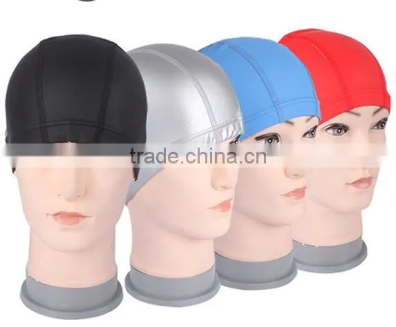 Lycra waterproof bathing fashion swimming caps