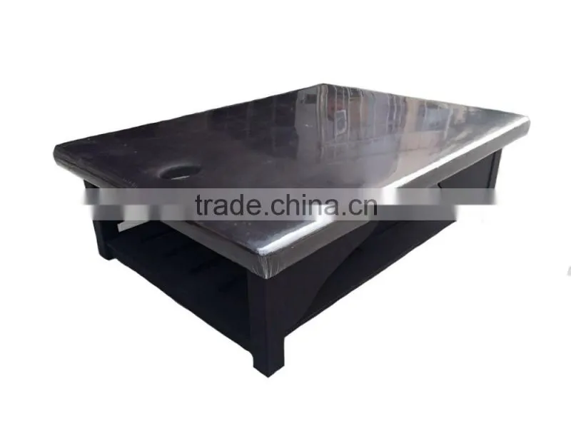 Heighten widen cheap price high quatity thai massage bed wood massage table