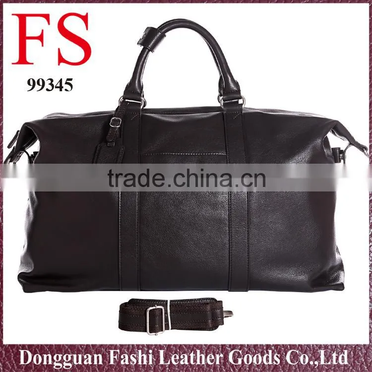 Nice design perfect genuine leather travel bag