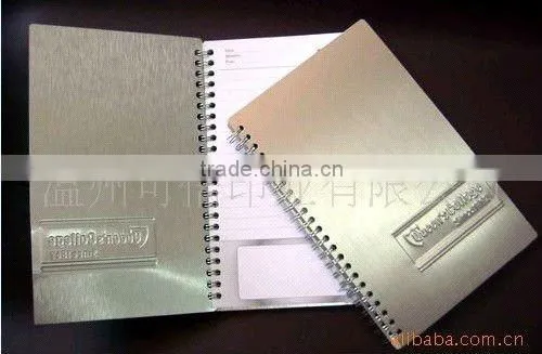 Promotional pocket aluminium notepad with pen