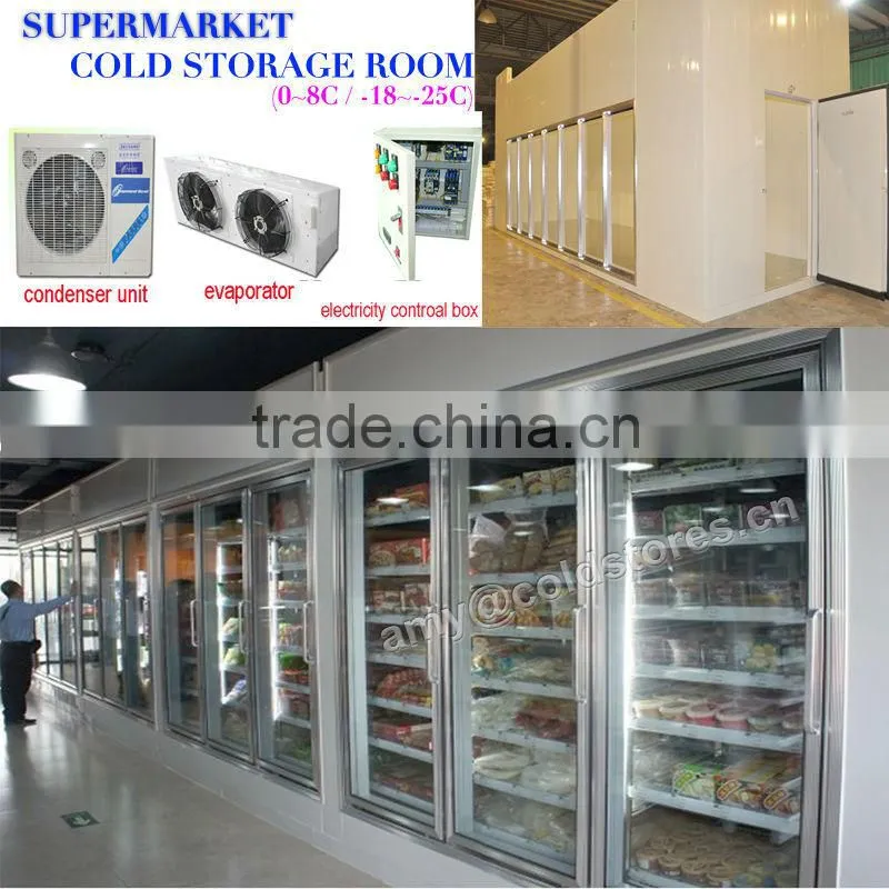 cold storage room for supermarket