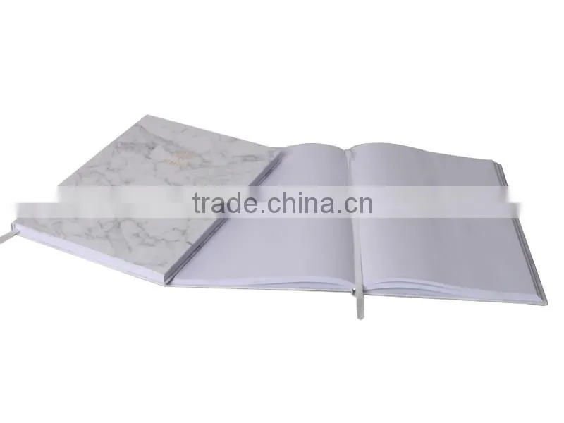 Custom Mix Design Gold Hot Stamping Logo Print Marble Notebook