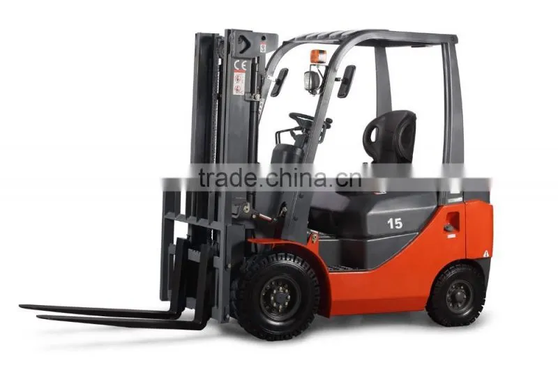 1.5ton China hydraulic diesel forklift truck for sale