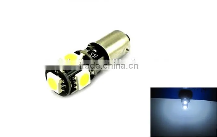 2014 HOTSALE CANBUS 5050 5SMD Decoding Auto Led Lamps BA9S Led Interior Lights