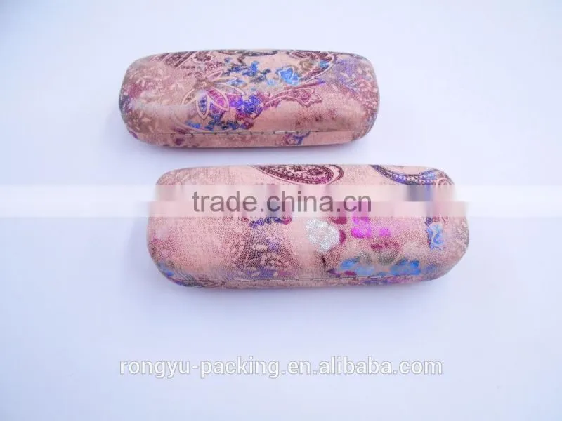 aluminum hard shell reading fabric glasses case