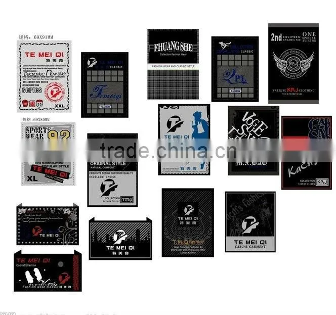 soft woven label