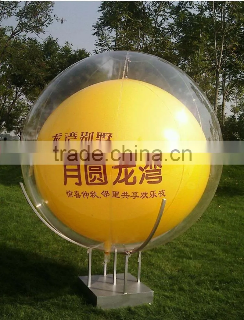 2015 the best selling product inflatable floating advertising balloon / inflatable advertising balloon ball for promotion