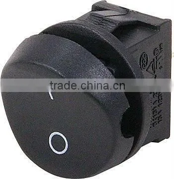 on-off miniature lighted rocker switch,6A 250V/10A 125V red 6pin on-off rocker switch