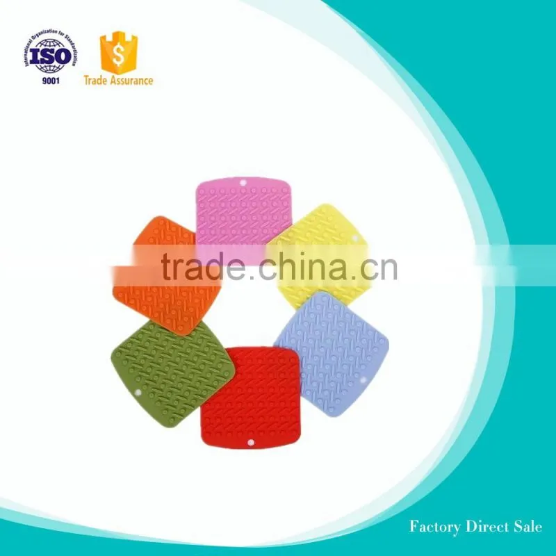 100% silcione,Silicone Material and Mats & Pads Table Decoration & Accessories Type pot holder