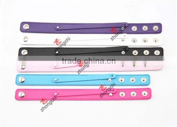 8mm PU Spark Glitter Leather Straps for Bracelets Gifts (SGL51111)